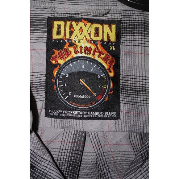 Dixxon Flannel “The Limited” XL Gray Plaid D-Lux Bamboo Blend Snap Button Shirt - Picture 2 of 7